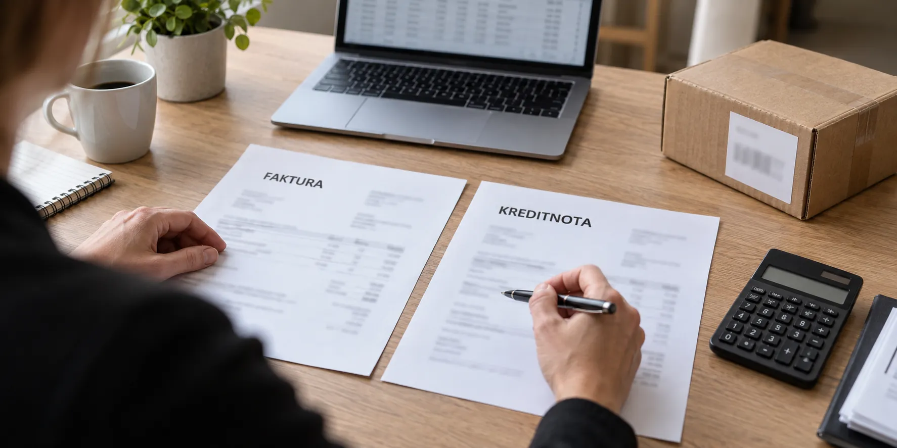 Kreditnota: Sådan retter du en forkert faktura